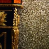 Vliestapete Glööckler Federn türkis Metallic 52555