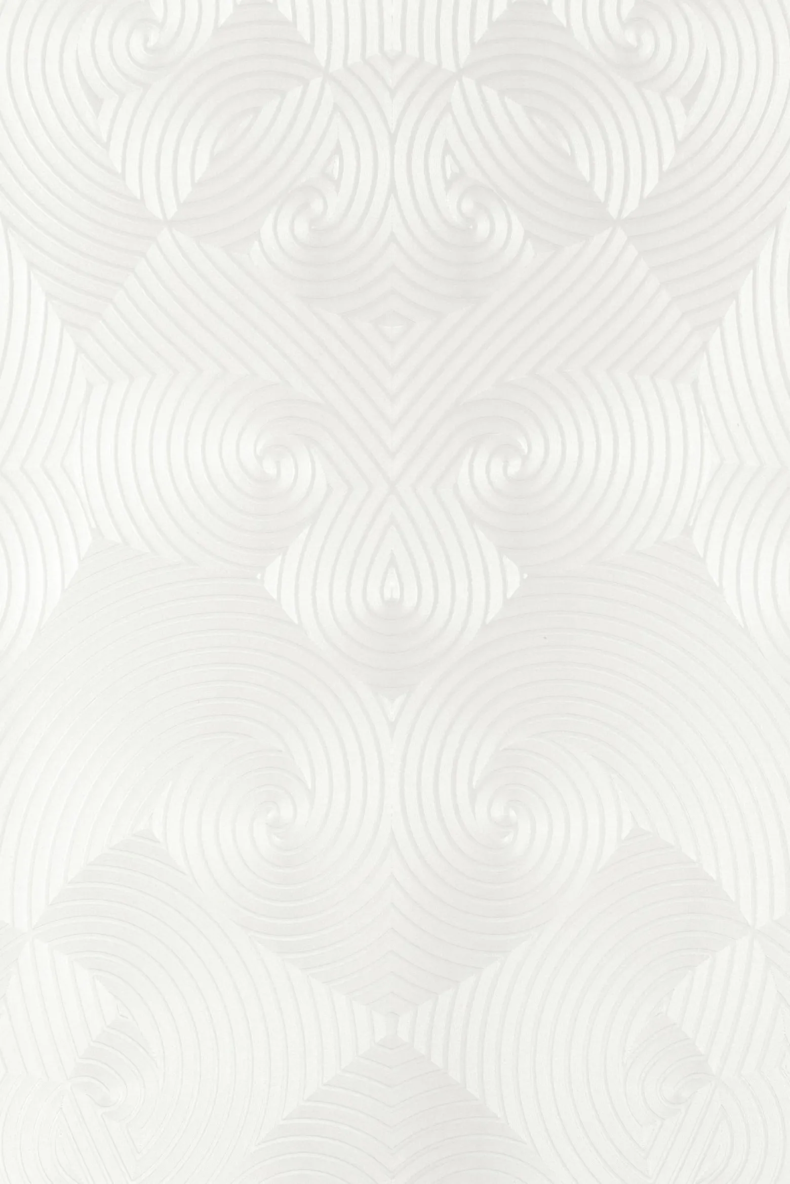 Vliestapete Glööckler Geometrisch weiß Metallic 54463
