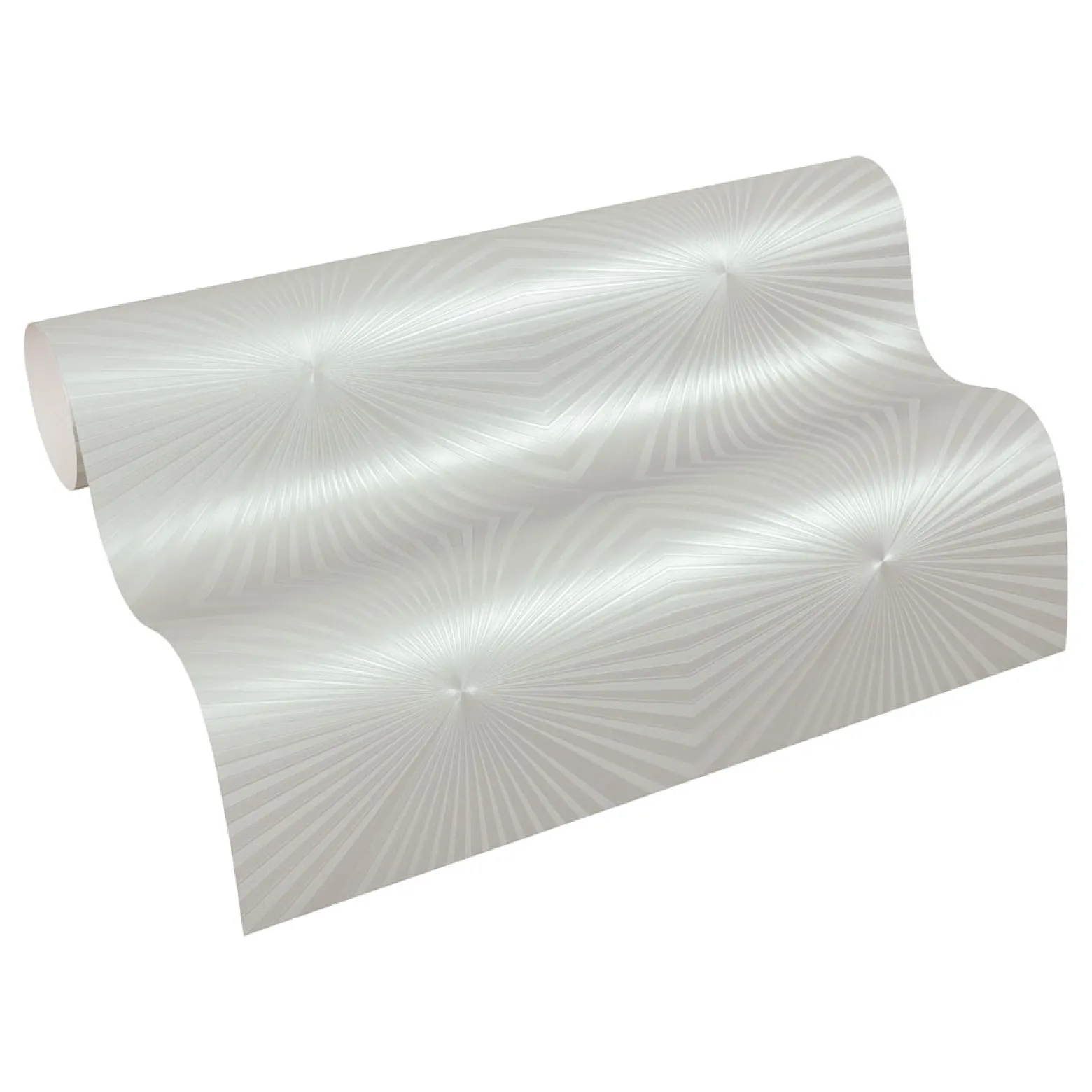 Vliestapete Glööckler Linien grau silber Metallic 54852