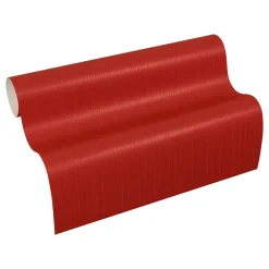 Vliestapete Glööckler Uni Struktur rot Metallic 54851
