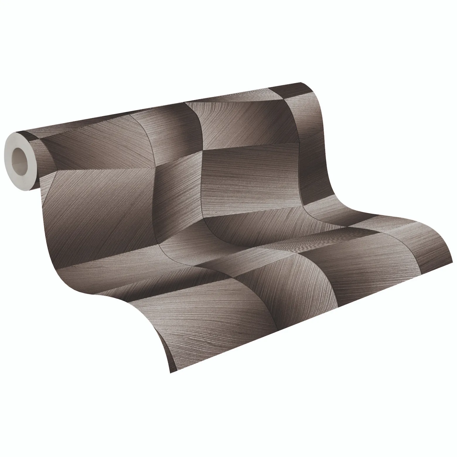 Vliestapete Grafik Abstrakt Schwarz Grau Metallic 79197-5