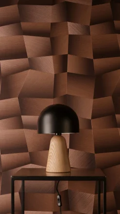 Vliestapete Grafik Abstrakt Braun Bronze Metallic 79197-1