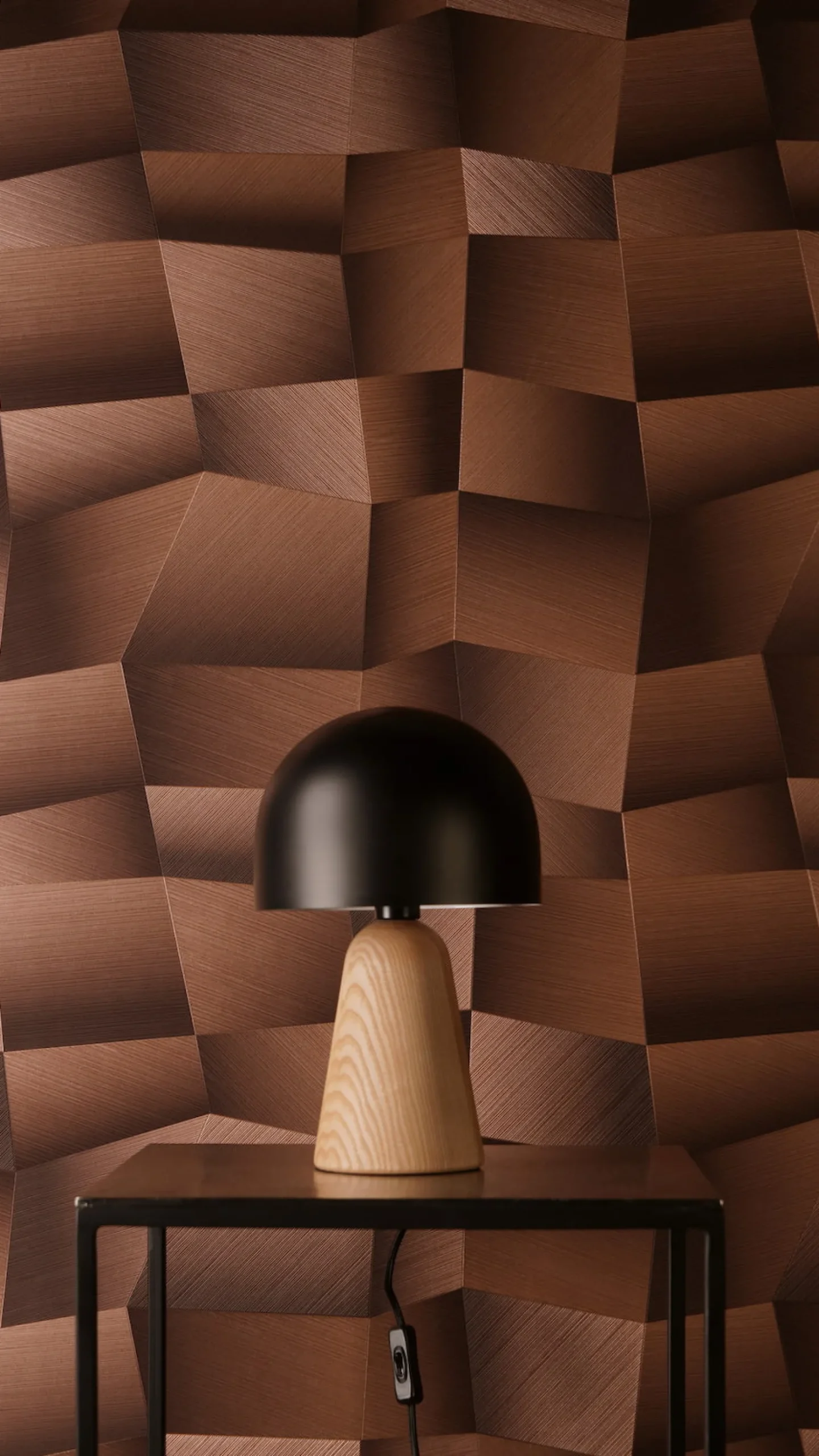 Vliestapete Grafik Abstrakt Braun Bronze Metallic 79197-1