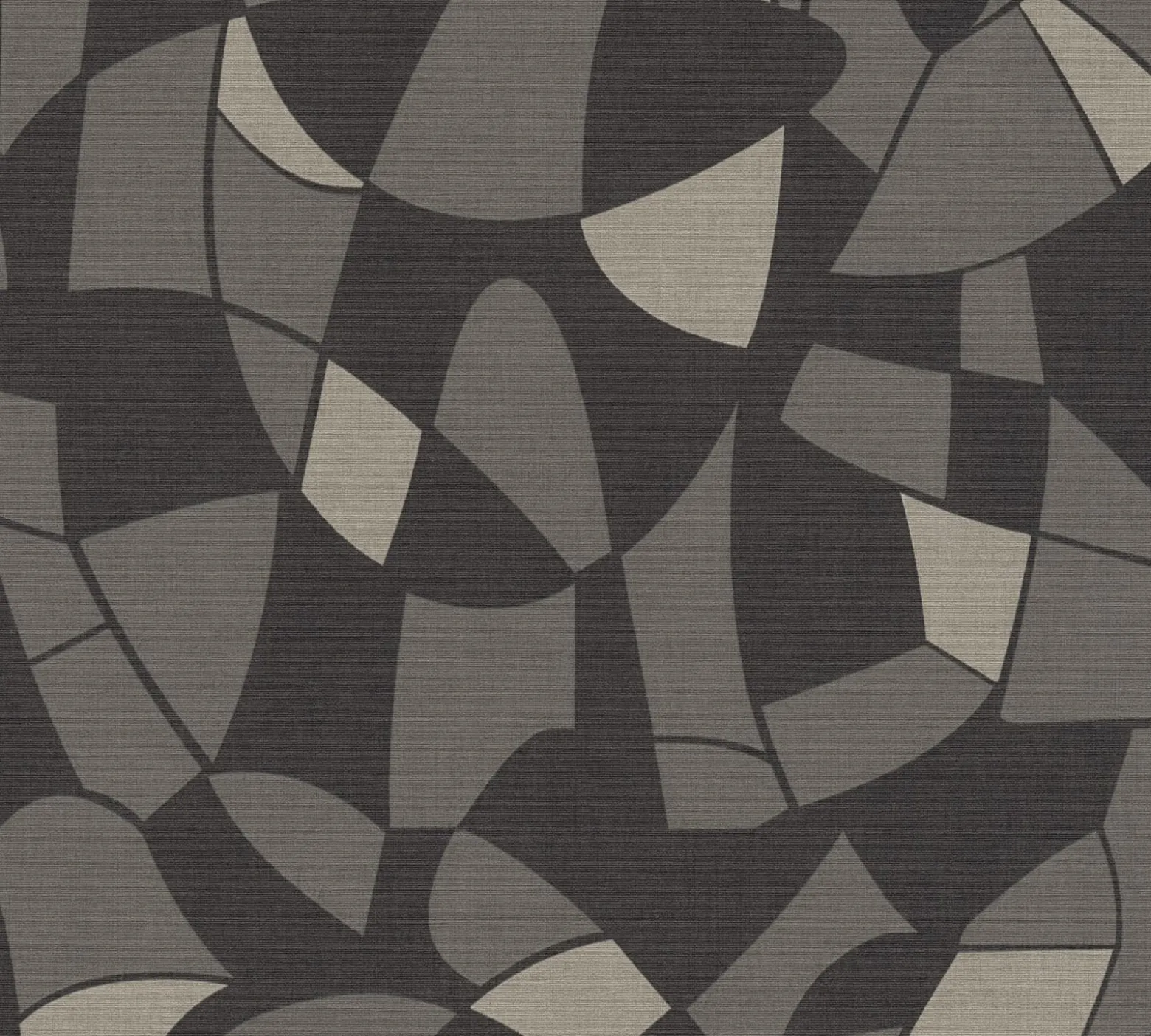 Vliestapete Grafik Abstrakt Schwarz Grau Beige 39093-4