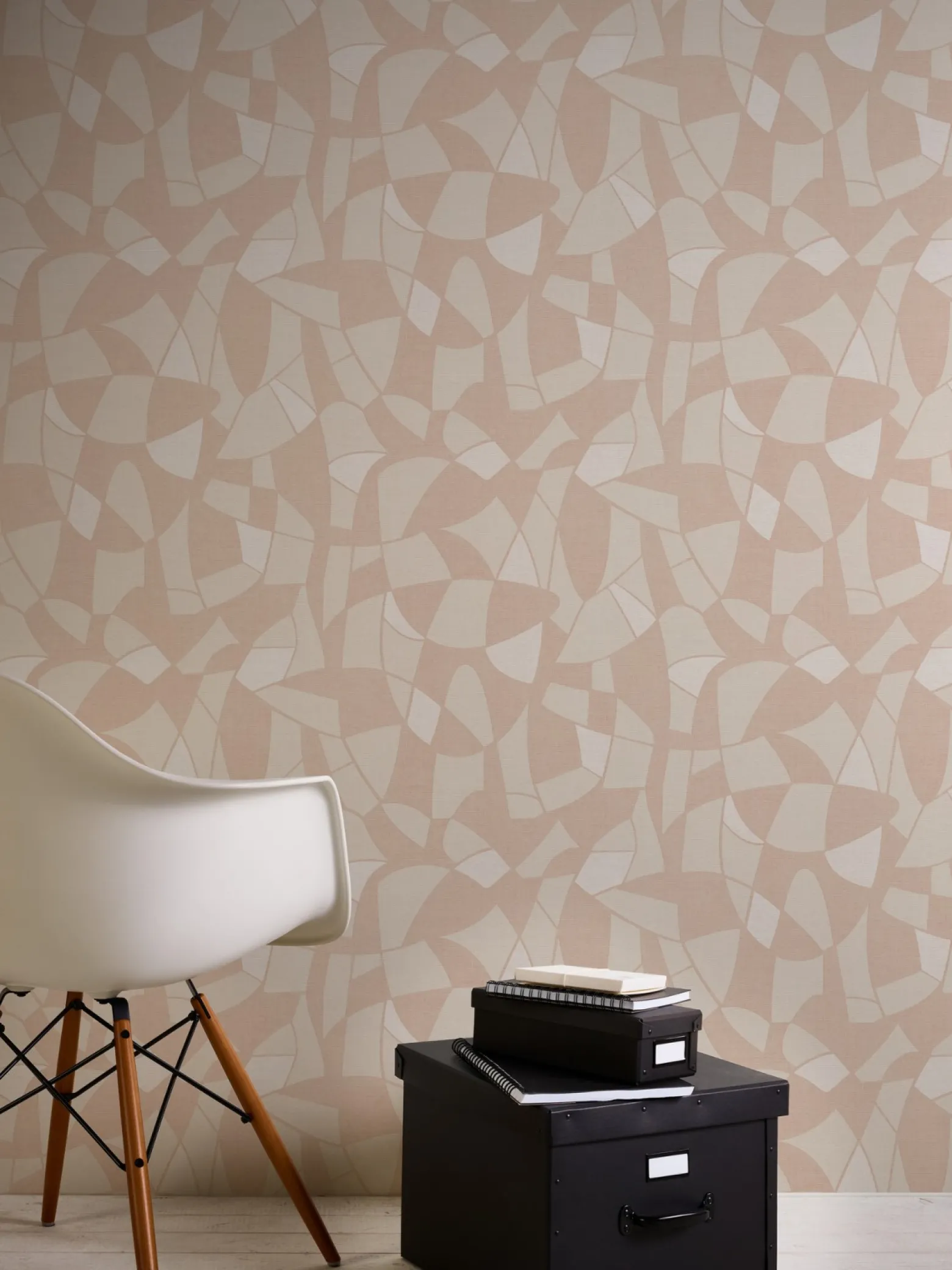 Vliestapete Grafik Abstrakt Beige Cremeweiß 39093-2