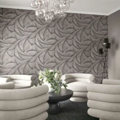 Vliestapete Grafik Abstrakt Grau Silber Metallic 35505