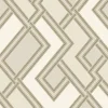 Vliestapete Grafik Art Deco Beige Gold Metallic 177505