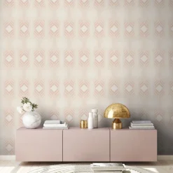 Vliestapete Grafik Art Deco Beige Weiß 39532-4