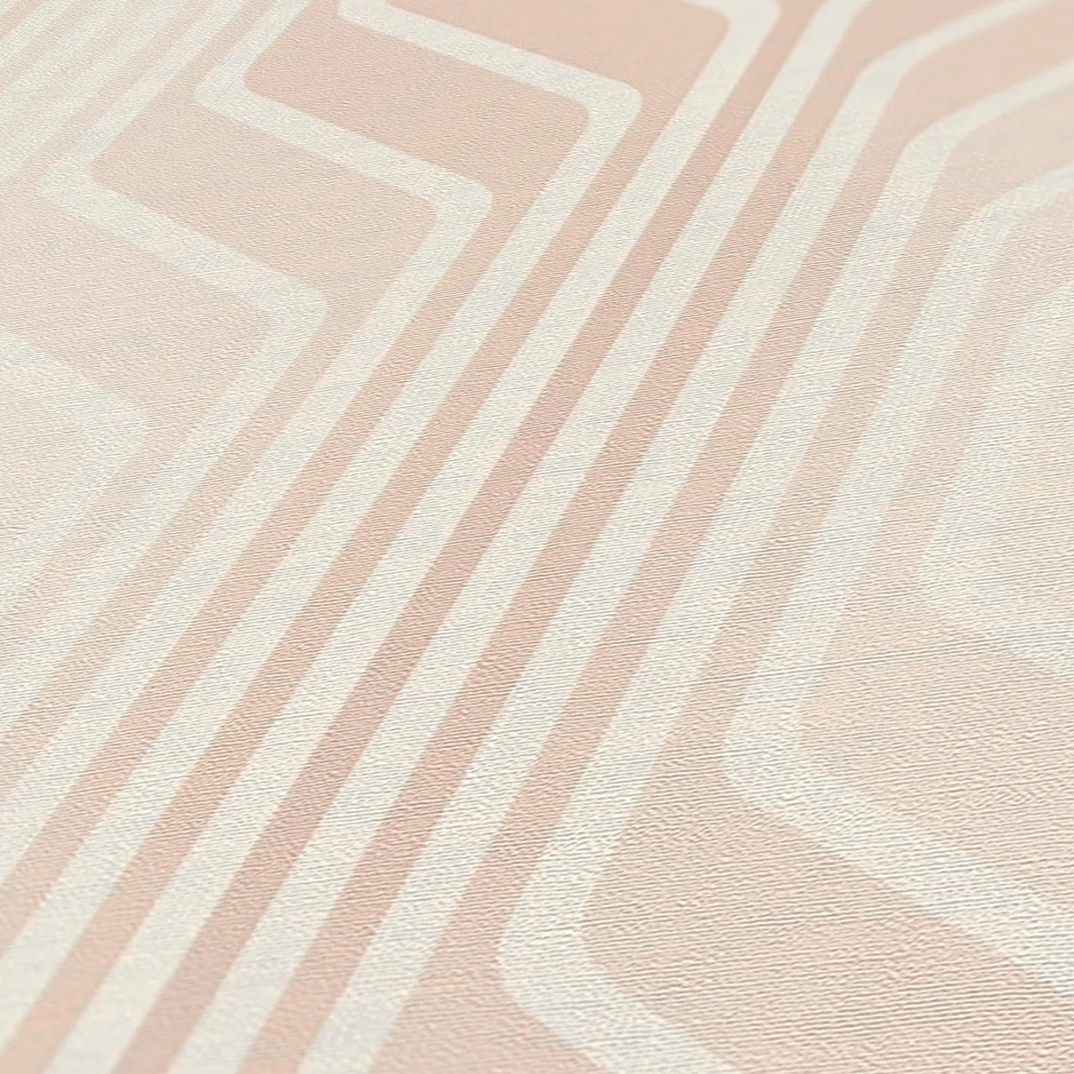 Vliestapete Grafik Art Deco Beige Weiß 39532-4