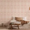 Vliestapete Grafik Art Deco Rosa Creme 39532-5