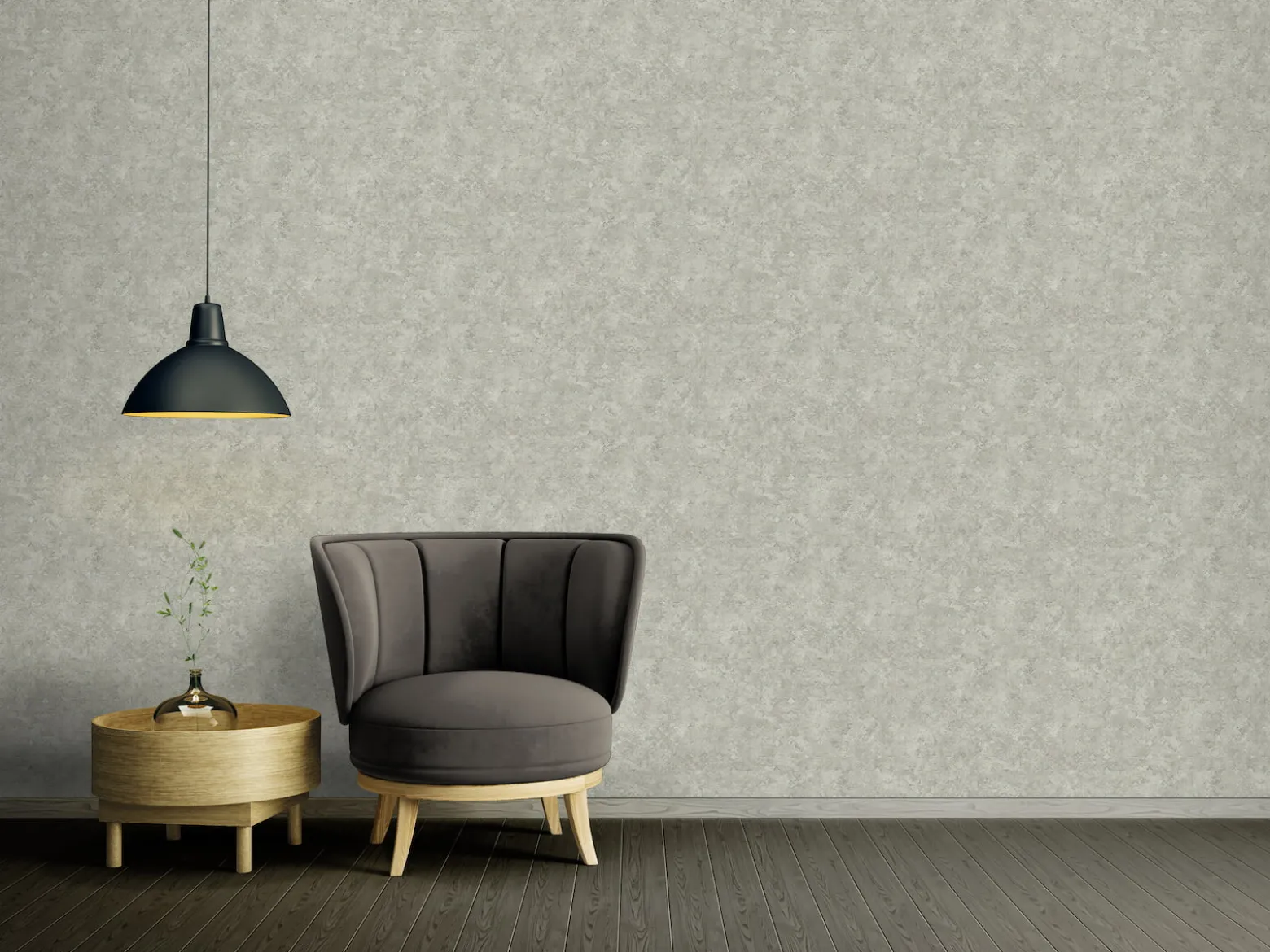 Vliestapete Grafik Beige Grün Silber Metallic 39656-4