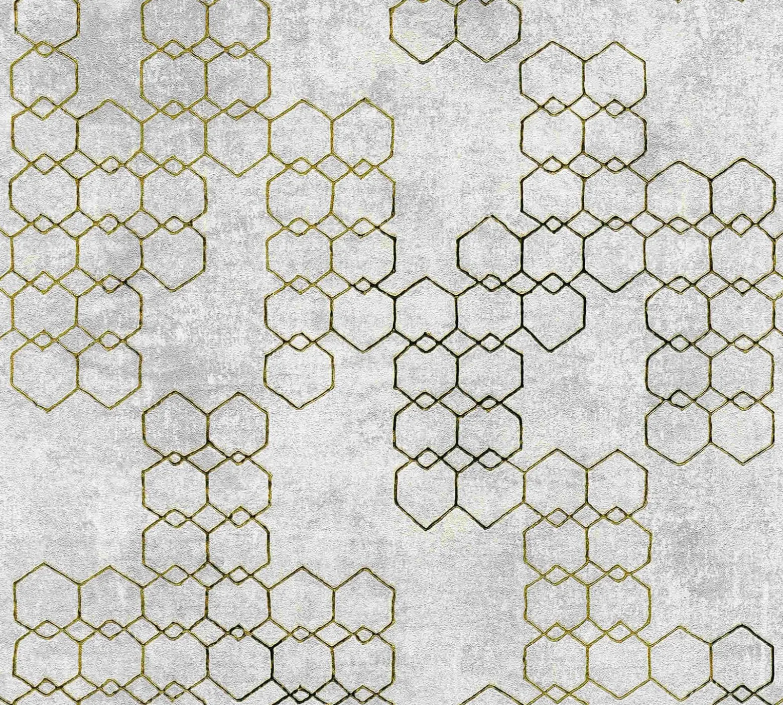 Vliestapete Grafik cremegrau gold Glanz 37424-4