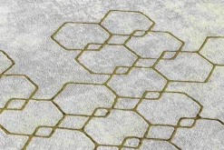 Vliestapete Grafik cremegrau gold Glanz 37424-4