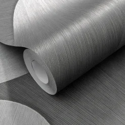 Vliestapete Grafik 3D-Effekt Grau Silber Metallic 10423-29