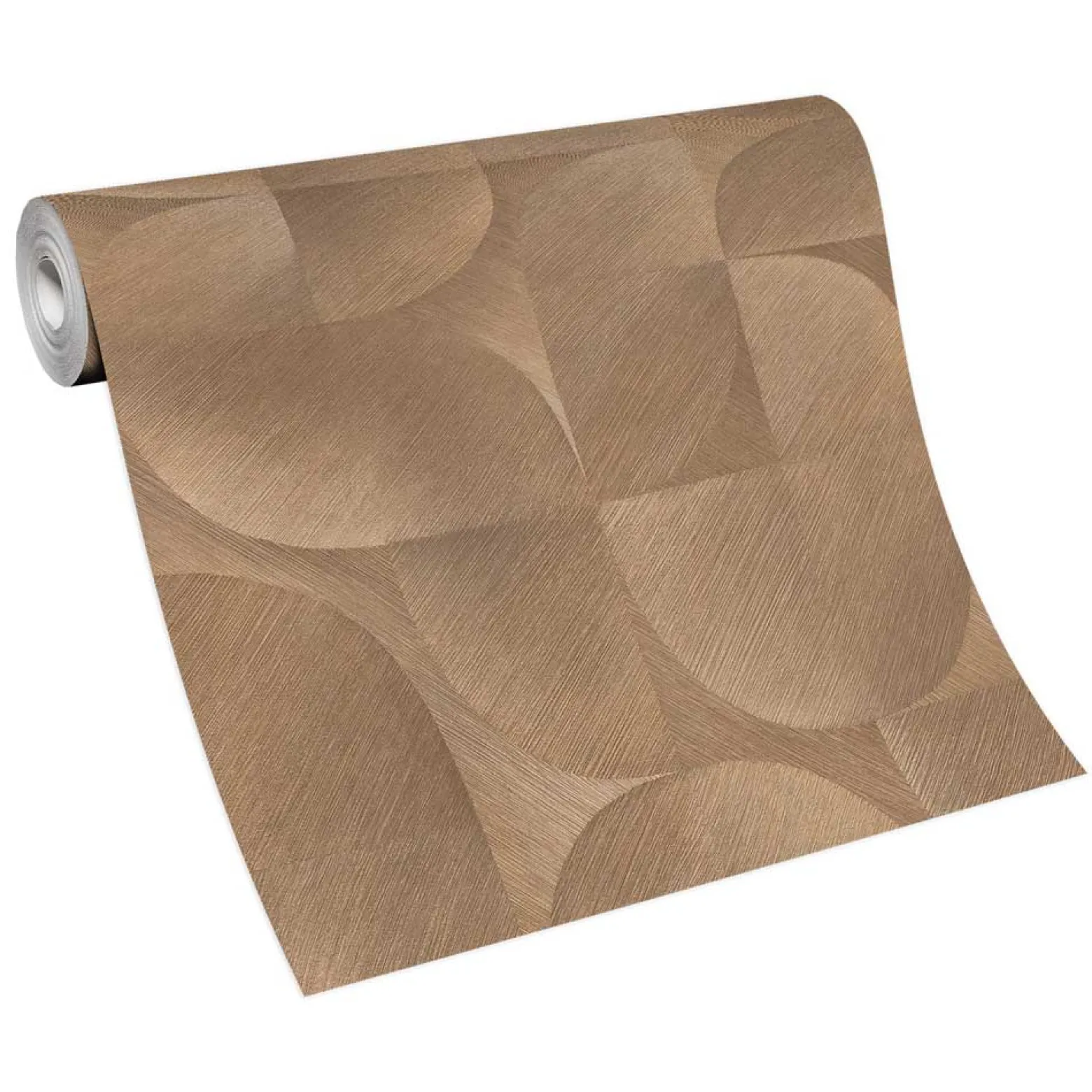 Vliestapete Grafik 3D-Effekt Struktur Braun 10392-11