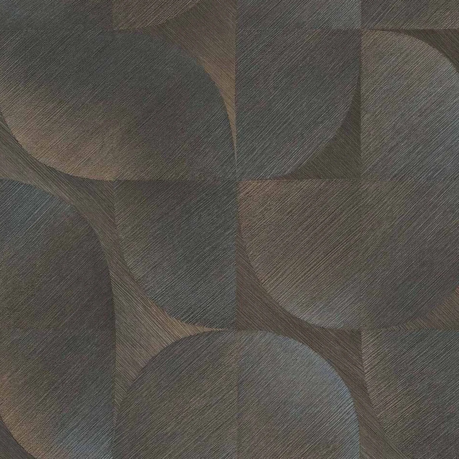 Vliestapete Grafik 3D-Effekt Struktur Schwarz 10392-15