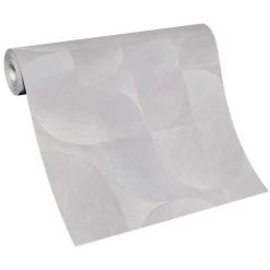 Vliestapete Grafik 3D-Effekt Struktur Grau 10392-38