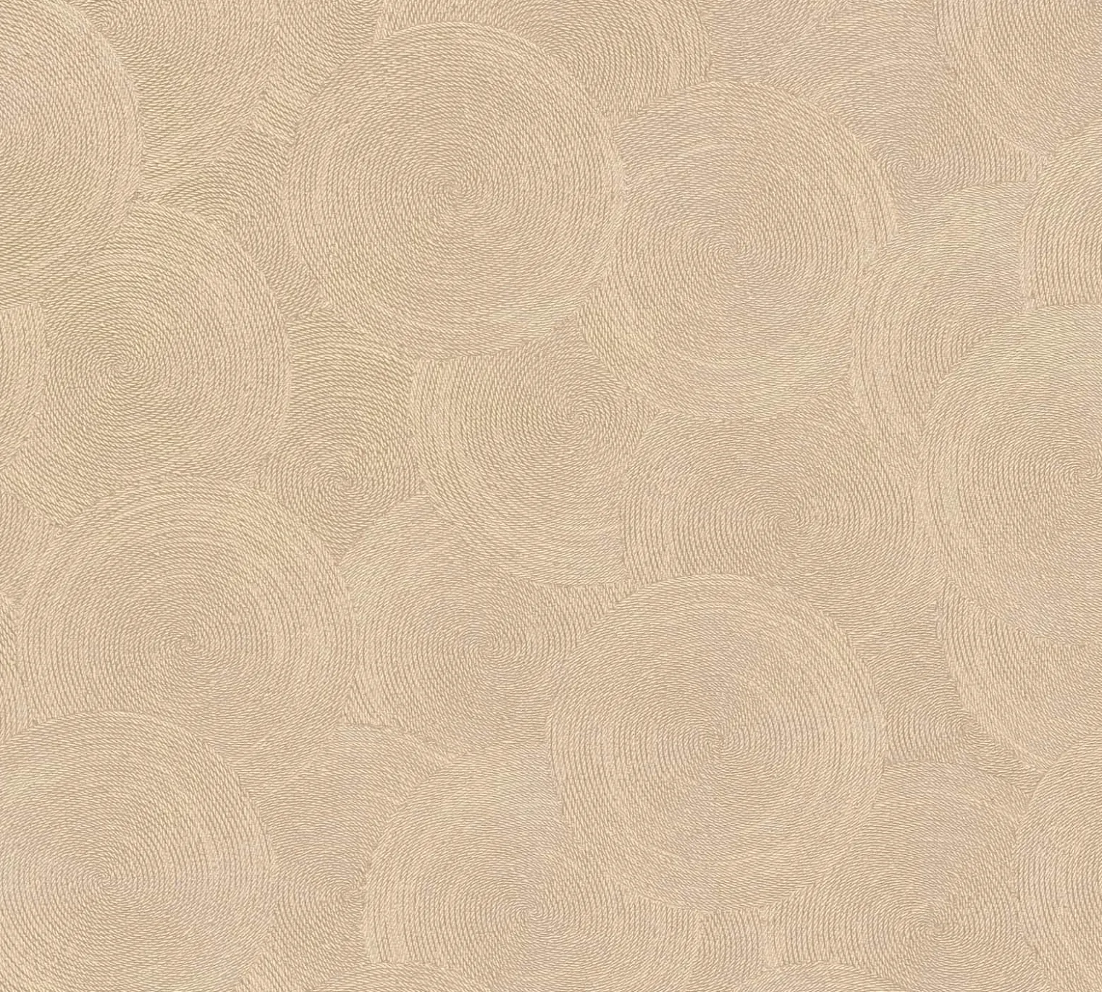 Vliestapete Grafik Kreise Beige Gold Metallic 79093-4
