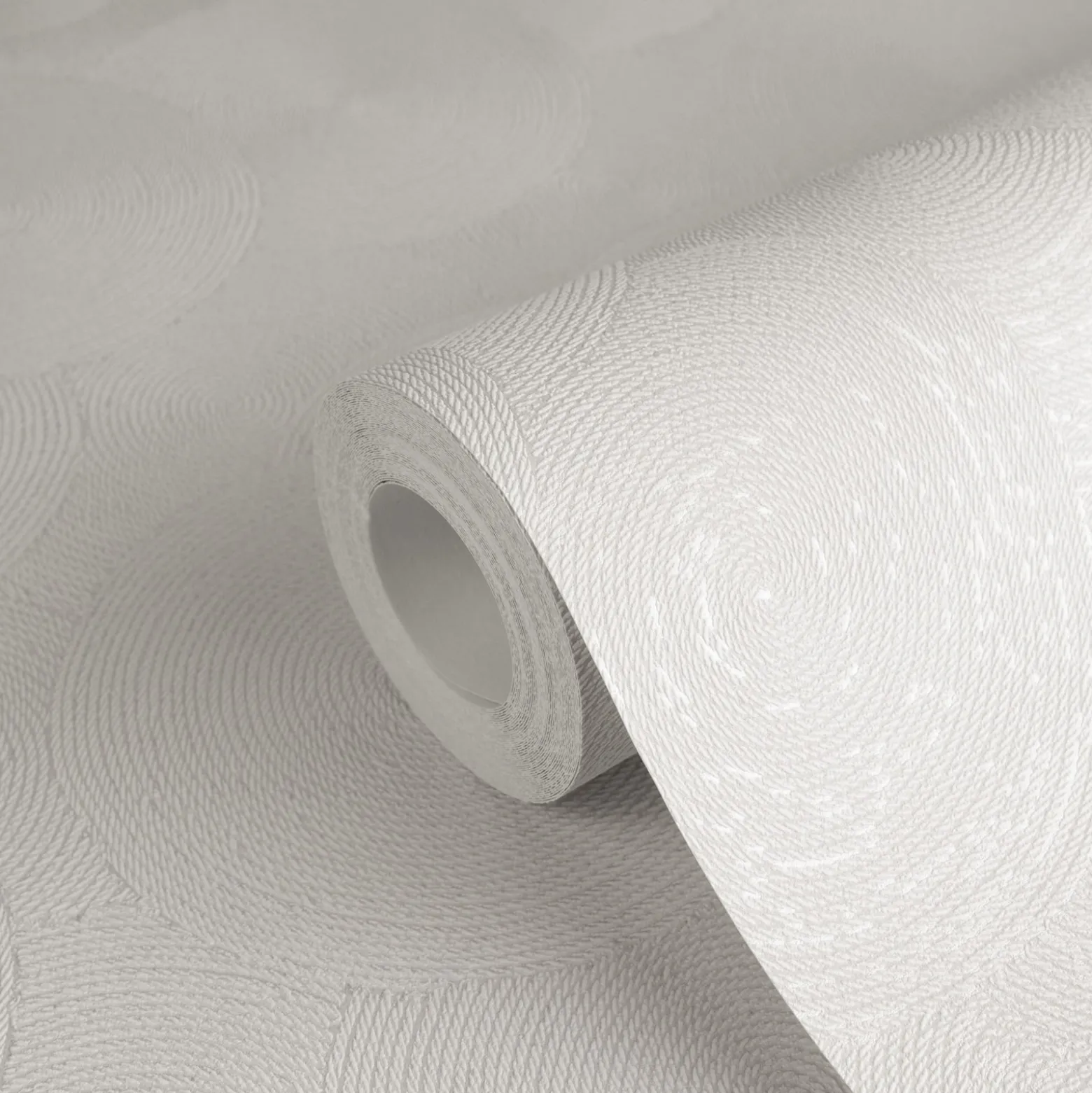 Vliestapete Grafik Kreise Grau Perlmutt Metallic 79093-6