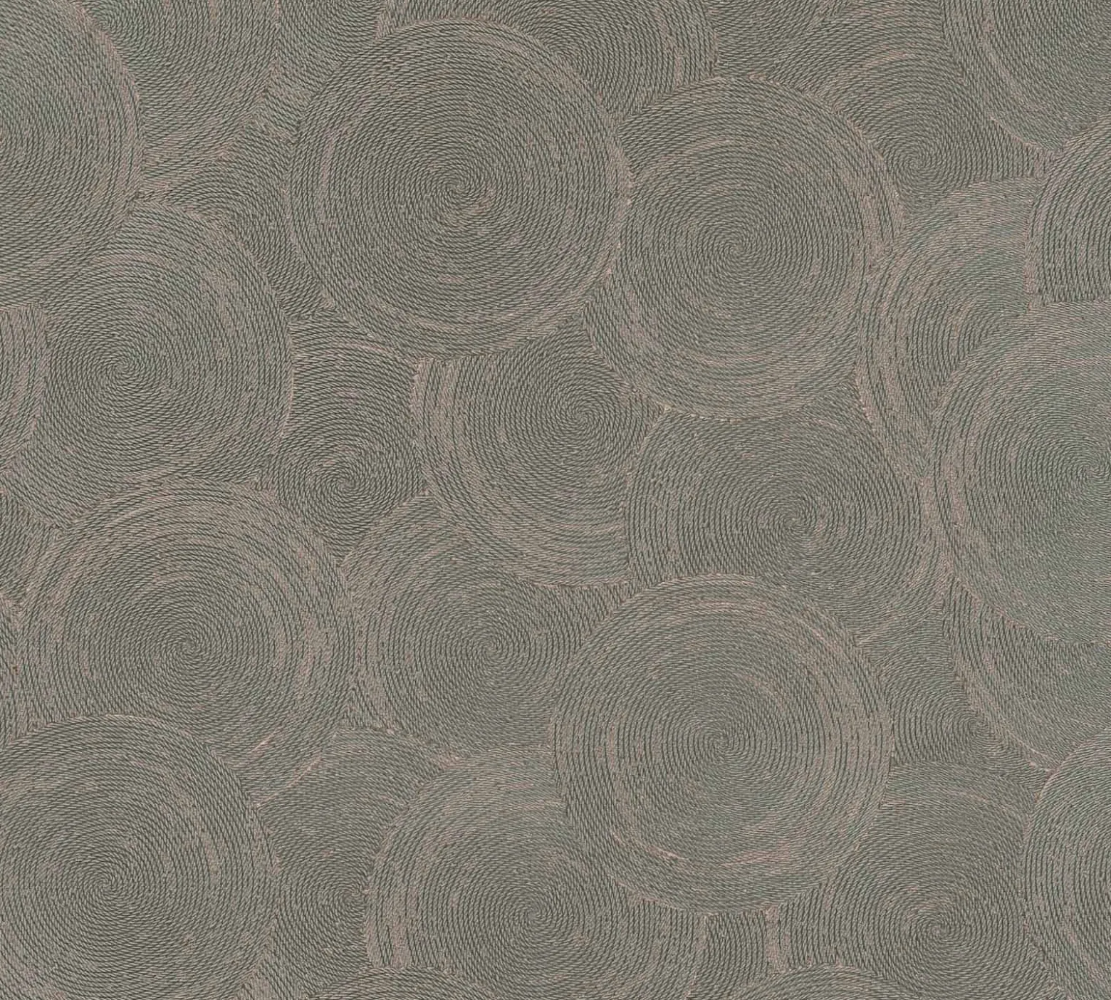 Vliestapete Grafik Kreise Grau Gold Metallic 79093-1