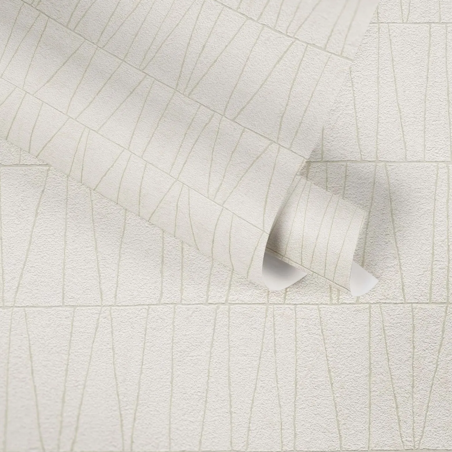 Vliestapete Grafik Linien Creme Perlmutt Metallic 39506-2