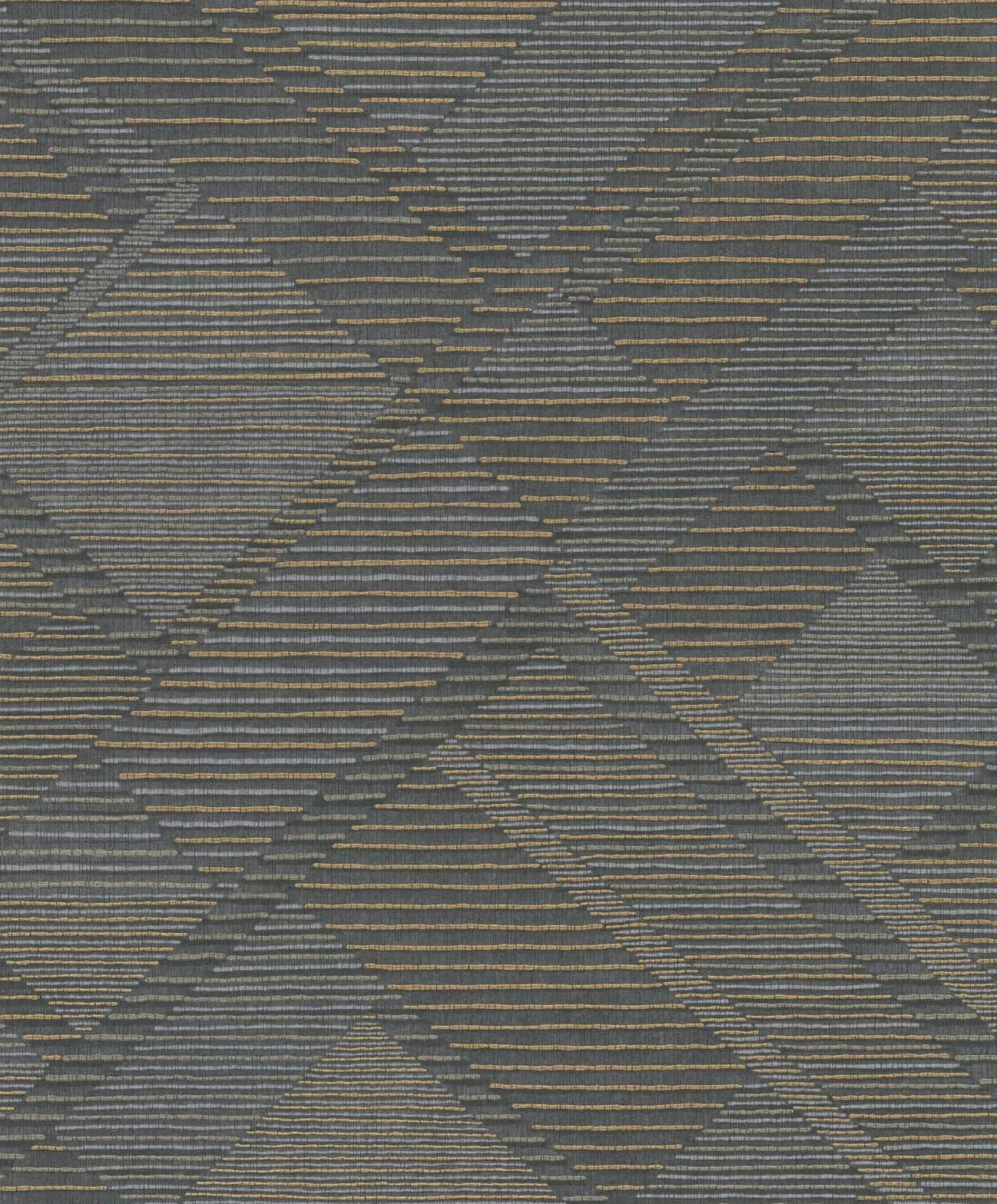 Vliestapete Grafik Linien Grau Gold Metallic A55401