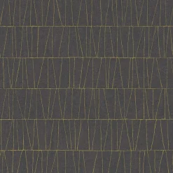 Vliestapete Grafik Linien Schwarz Gold Metallic 39506-3