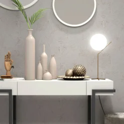 Vliestapete Grafik Marmor Grau Rosegold Metallic 10358-48