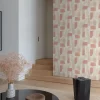 Vliestapete Grafik Muster Beige Rot Gold Metallic MN3305
