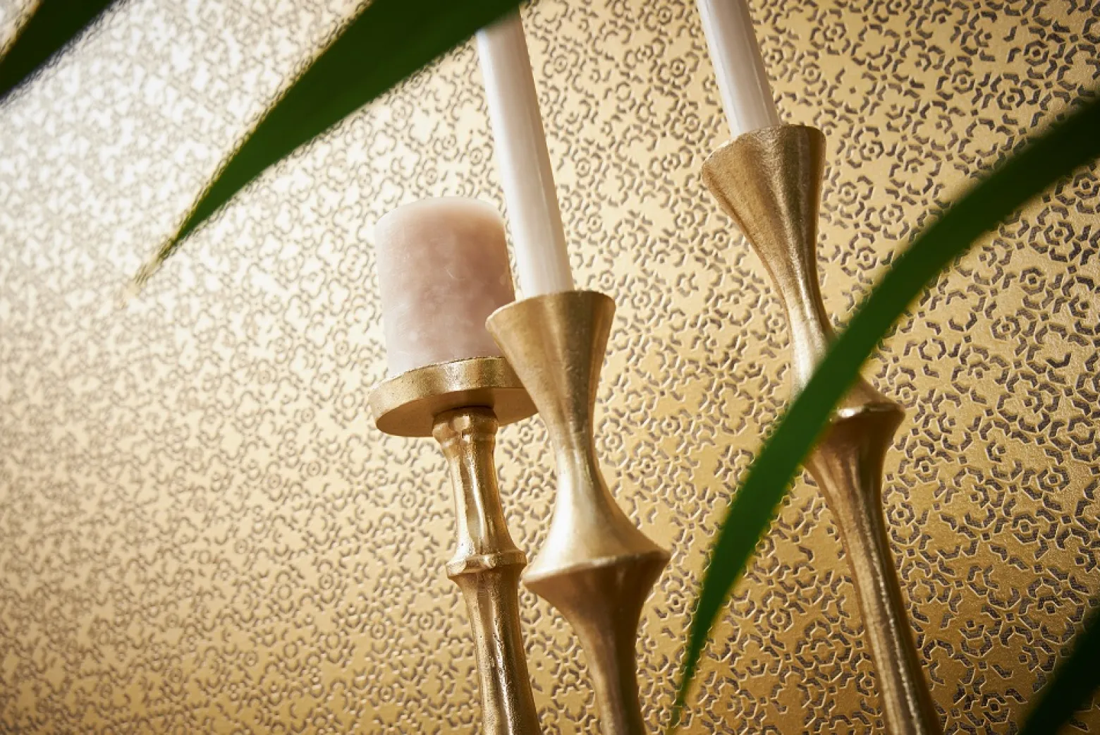 Vliestapete Grafik Muster gold braun Metallic 37866-1