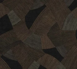 Vliestapete Grafik Muster Linien Schwarz Braun 79160-5