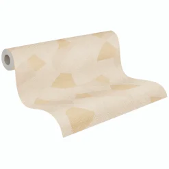 Vliestapete Grafik Muster Linien Beige Creme 79160-1