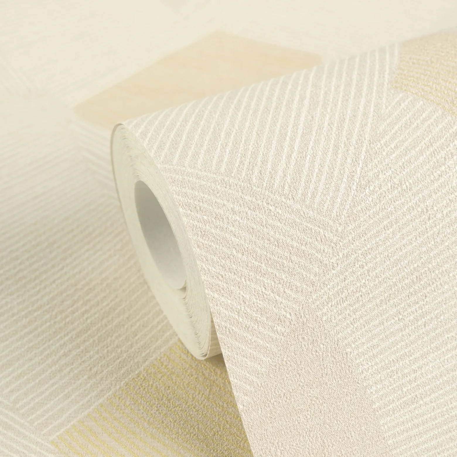 Vliestapete Grafik Muster Linien Beige Creme 79160-1