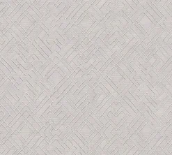 Vliestapete Grafik Muster Metallic Grau Silber 38828-4
