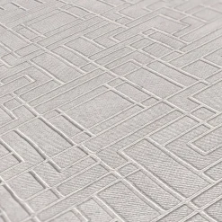 Vliestapete Grafik Muster Metallic Grau Silber 38828-4
