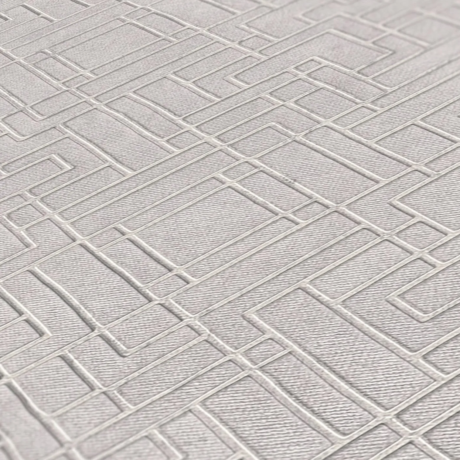 Vliestapete Grafik Muster Metallic Grau Silber 38828-4