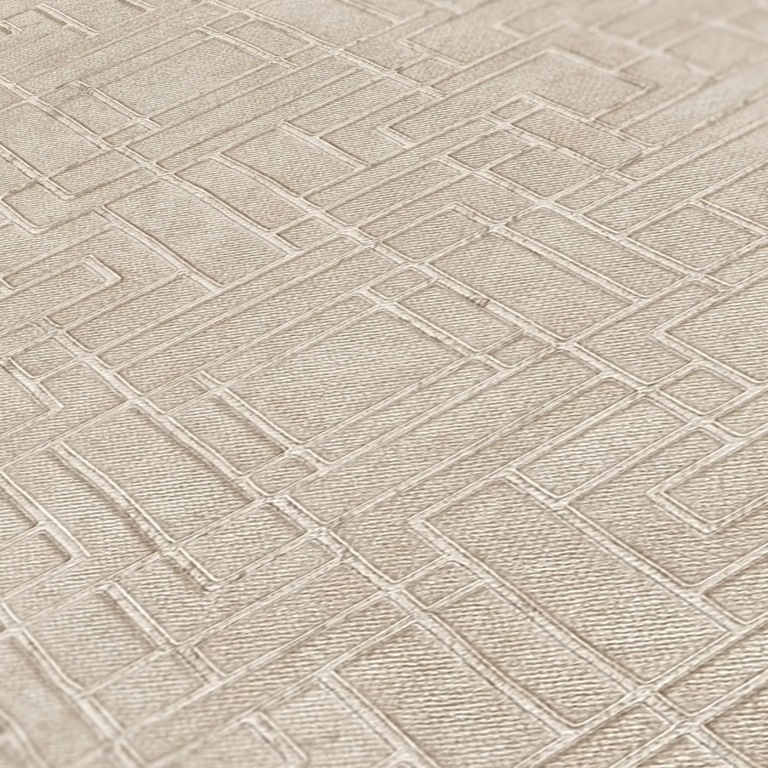 Vliestapete Grafik Muster Metallic Beige Silber 38828-2
