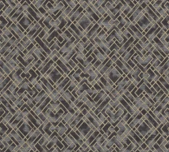 Vliestapete Grafik Muster Metallic Schwarz Gold 38828-1