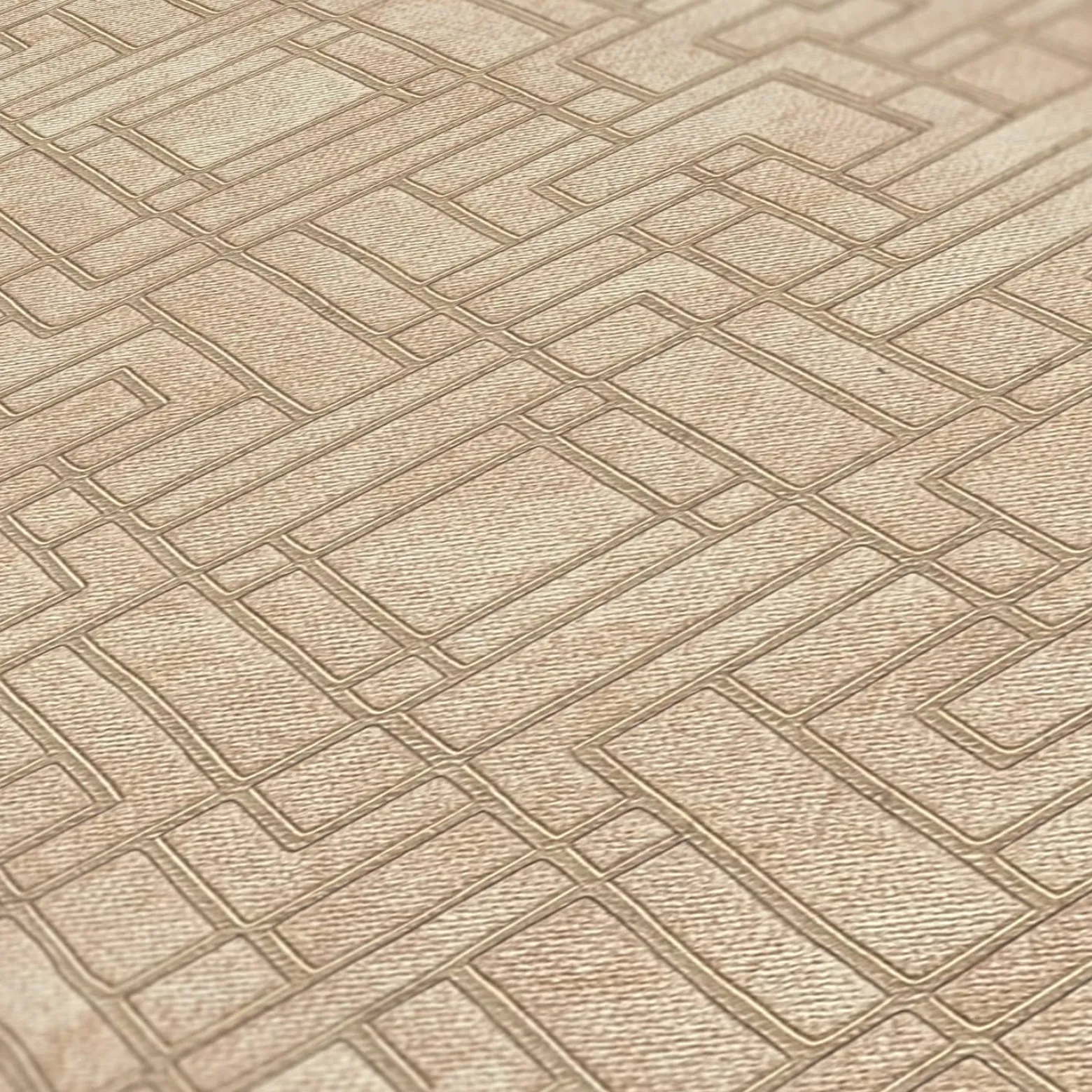Vliestapete Grafik Muster Metallic Beige Gold 38828-3