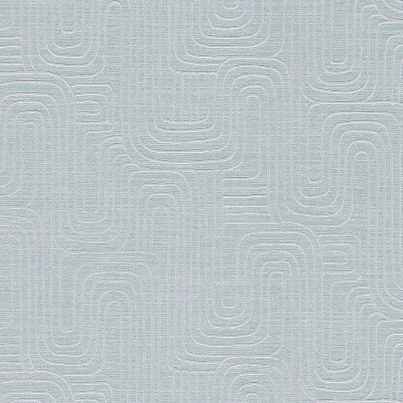 Vliestapete Grafik Muster Türkis Silber Metallic 10461-35