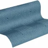 Vliestapete Grafik Raute blau silber 36926-4