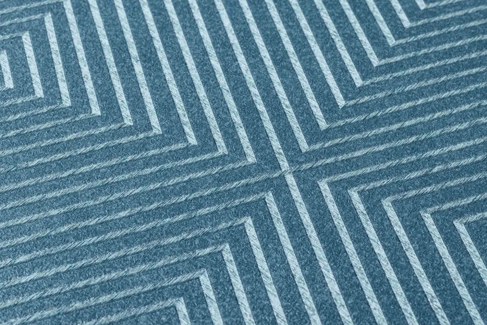 Vliestapete Grafik Raute blau silber 36926-4