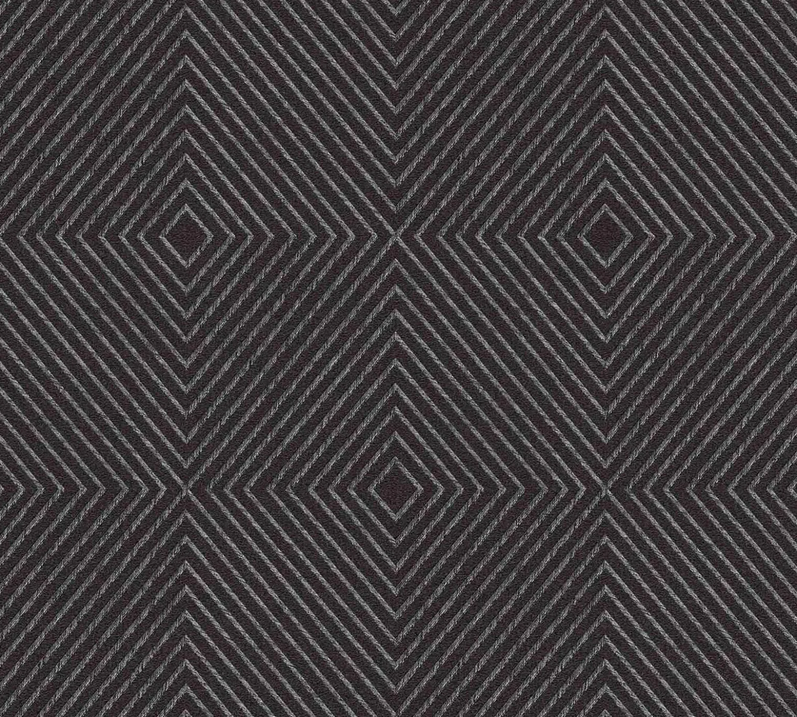 Vliestapete Grafik Raute schwarz silber 36926-5