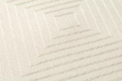 Vliestapete Grafik Raute weißgrau creme 36926-3