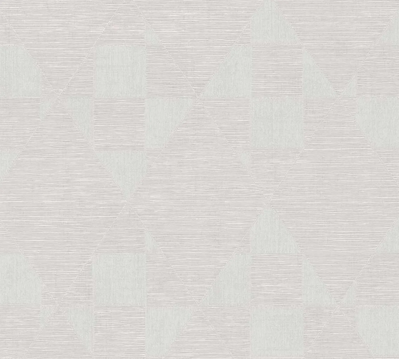 Vliestapete Grafik Trapez creme-silber Glanz 38196-6