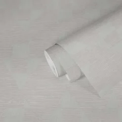 Vliestapete Grafik Trapez creme-silber Glanz 38196-6