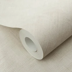 Vliestapete Grafik Uni Fischgrät Beige Grau 10589-38