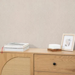 Vliestapete Grafik Uni Fischgrät Beige Rosa 10589-05