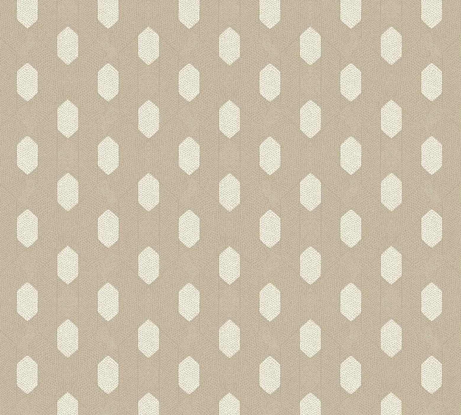 Vliestapete Grafik Waben taupe creme Metallic 36973-7