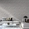 Vliestapete Grafik Würfel 3D grau Metallic 37863-1